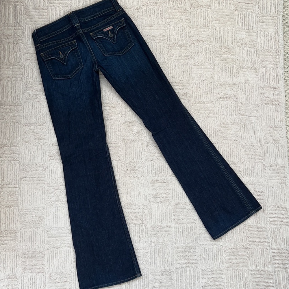 Hudson Jeans, size 28 bootcut, back flap pockets, dark wash EUC - Picture 10 of 16